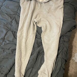 Good American Gray Jogger Sweatpants Relaxed Fit